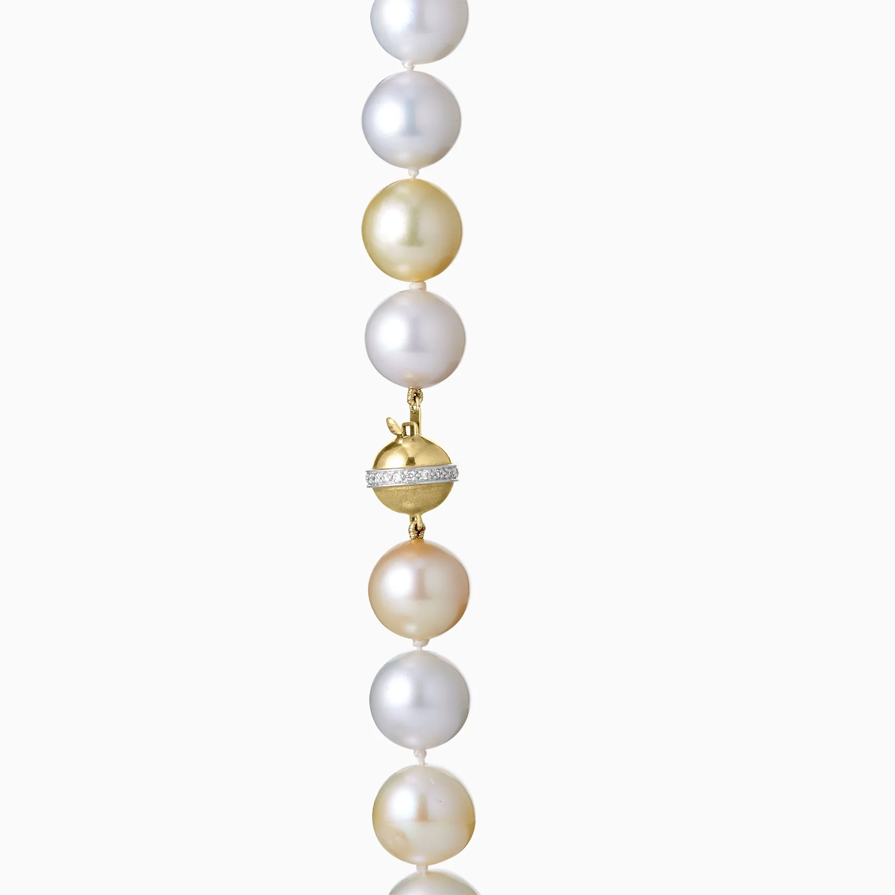 Natural South Sea Multicolor Pearls Necklace - Image 3