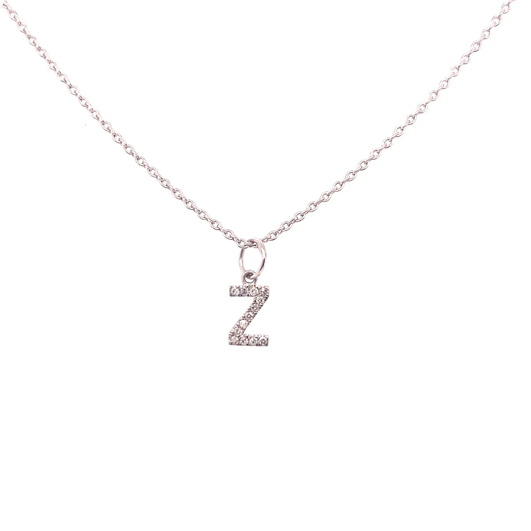Personalized Diamond Initial Pendant - Image 11
