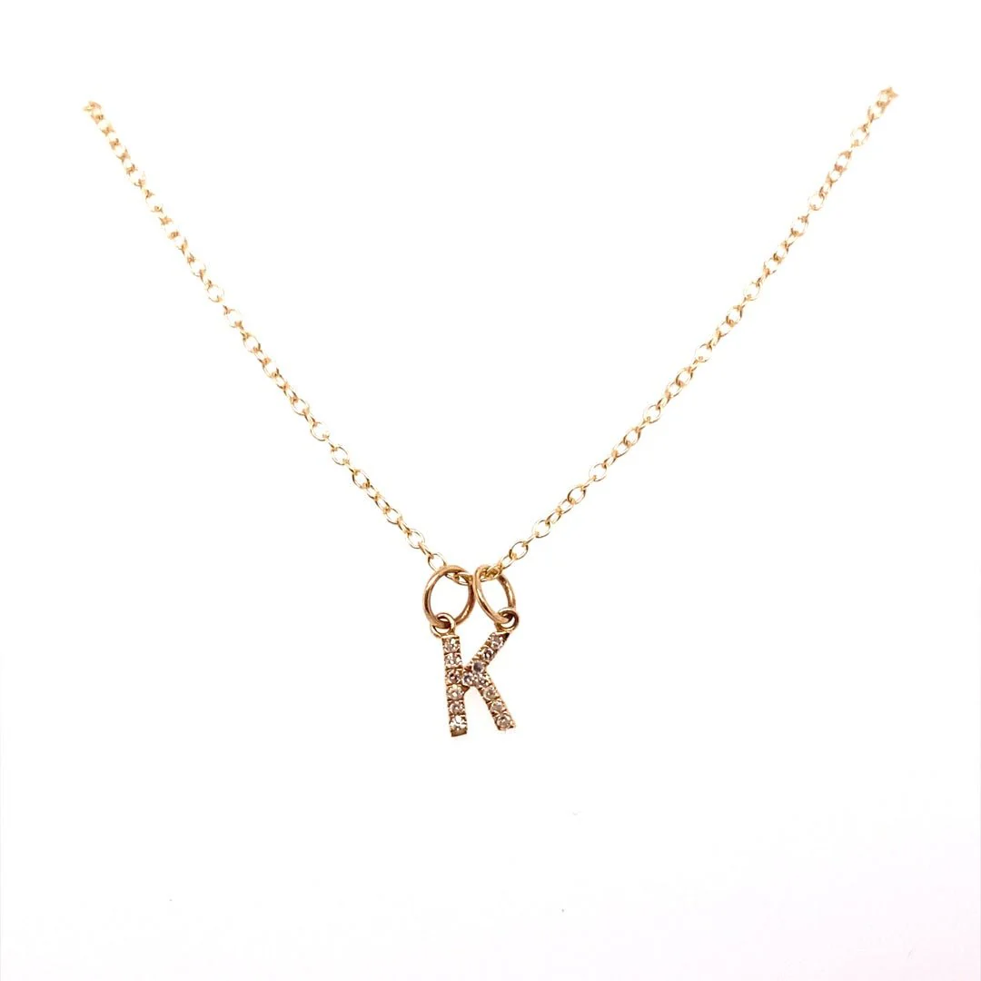 Personalized Diamond Initial Pendant - Image 12