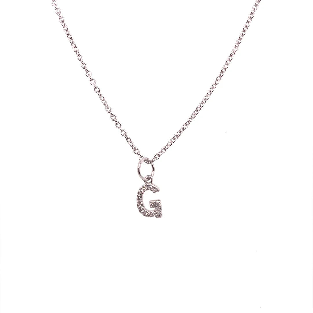 Personalized Diamond Initial Pendant - Image 3
