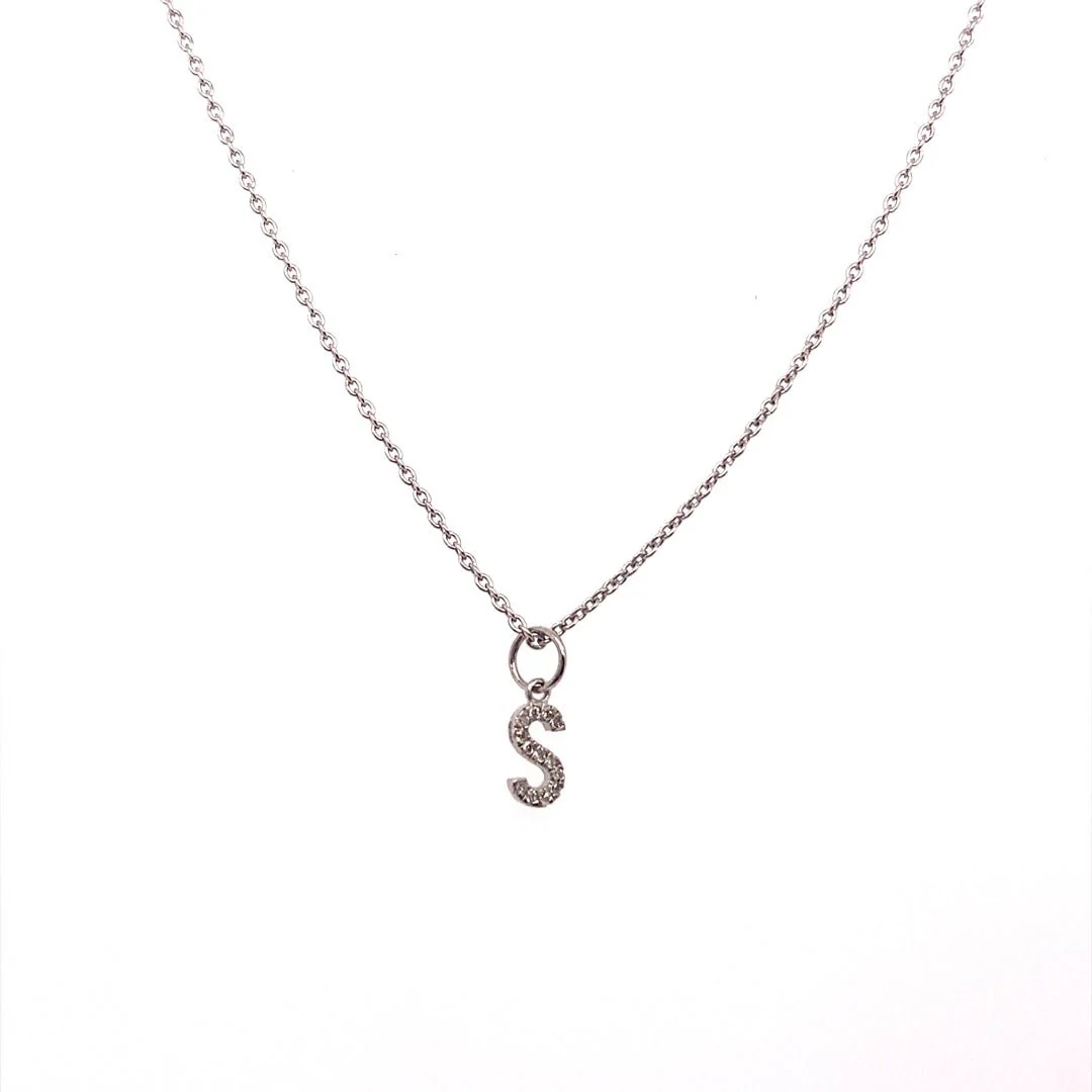 Personalized Diamond Initial Pendant - Image 4