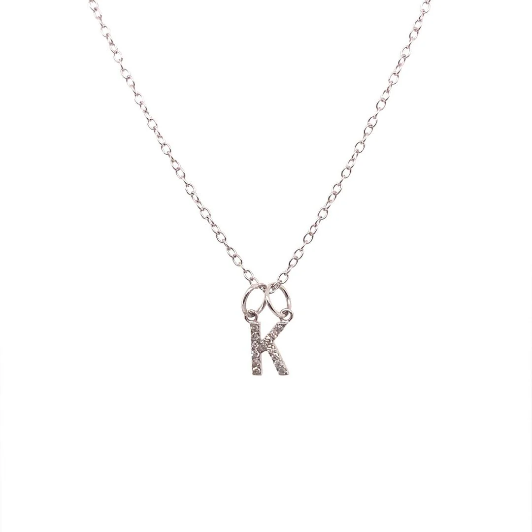 Personalized Diamond Initial Pendant - Image 5