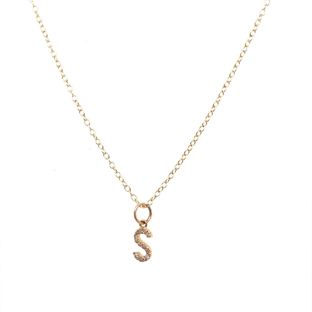Personalized Diamond Initial Pendant - Image 7
