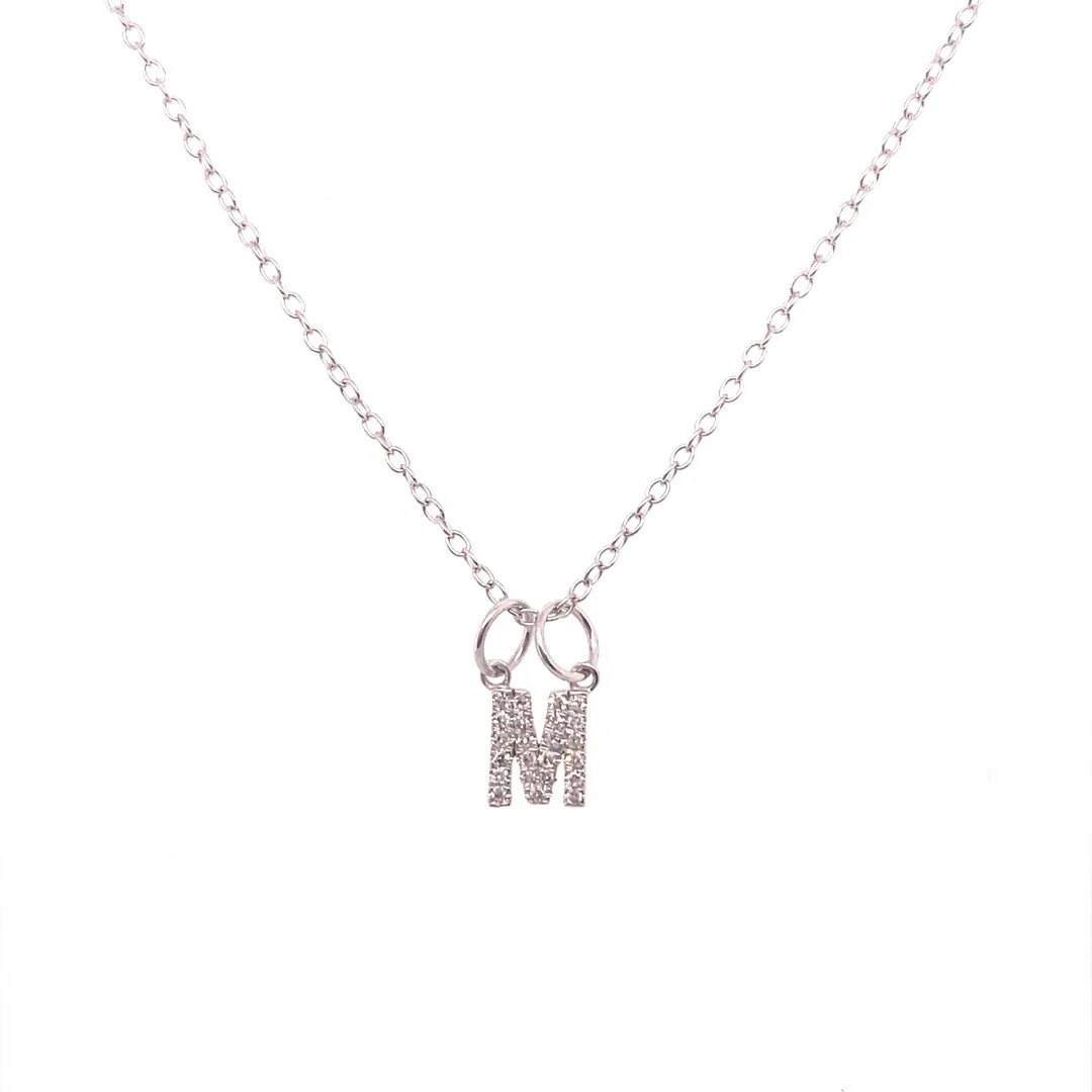 Personalized Diamond Initial Pendant - Image 8